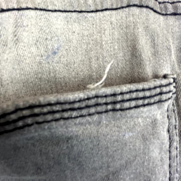 DISTRESSED MODERN CULTURE size 38x32 Men's Jeans Gray - Picture 13 of 15